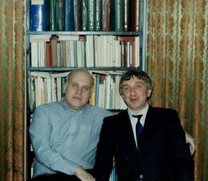 Юра и Константин Азадовский, 1989 г.